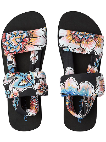O'Neill Ditsy Wrap Sandals musta