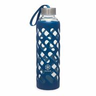 Gaiam Sure Grip Glass Waterbottle -juomapullo (Denim)