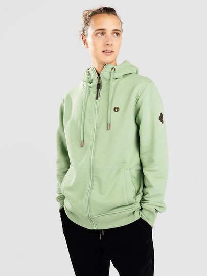 Kazane Pure Land Zip Hoodie vihreä