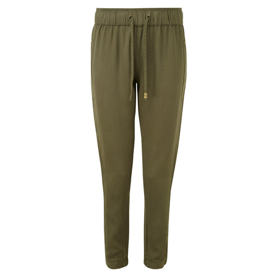 Tentree W Colwood Pant - Olive Night Green - Naiset - S