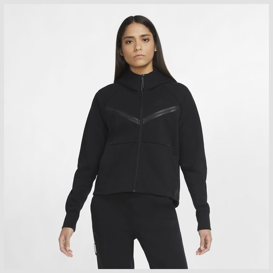 Nike Huppari NSW Tech Fleece - Musta Nainen