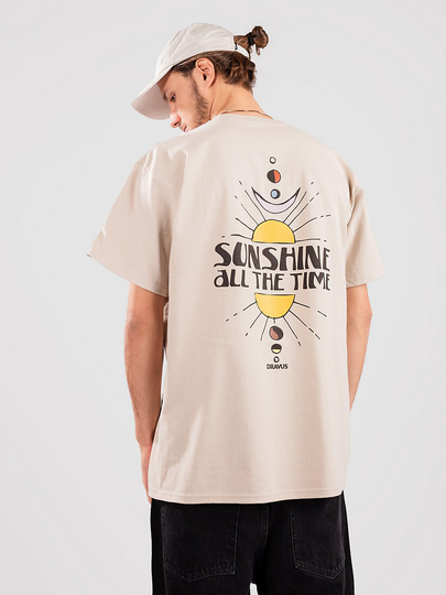 Dravus Sunshine Time T-Shirt ruskea