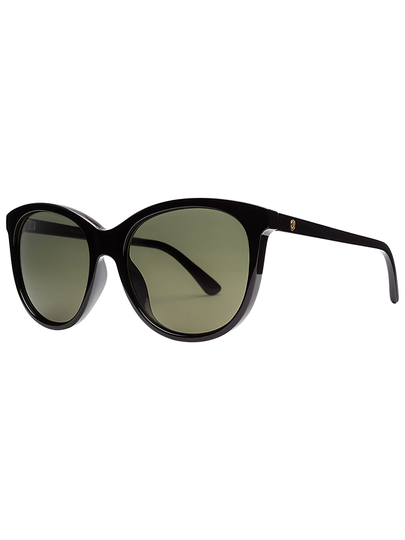 Electric Palm Gloss Black Sunglasses musta