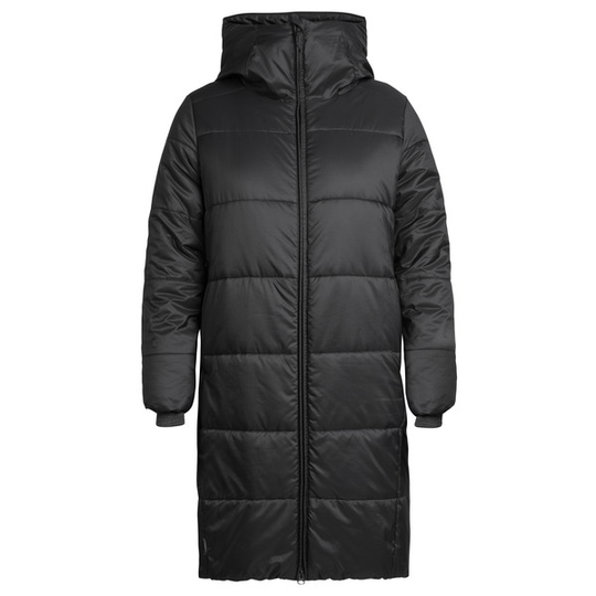Icebreaker Wmns Collingwood 3q Hooded Jacket - Black - Naiset - XL