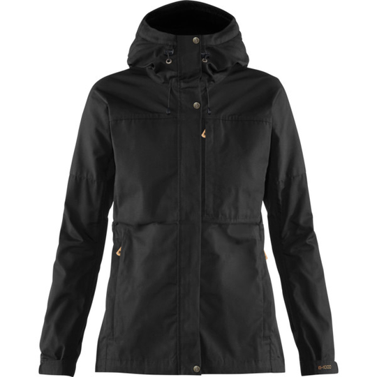 Fjällräven Kaipak Jacket W - Black - Naiset - L