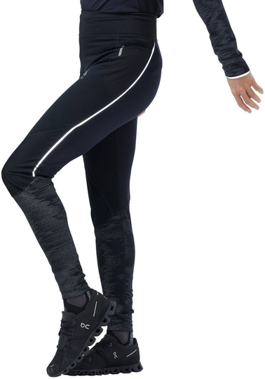Women's Zeroweight Warm Tights Reflect Musta XS