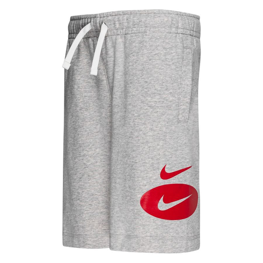 Nike Shortsit NSW Core HBR - Harmaa/Valkoinen/Punainen Lapset