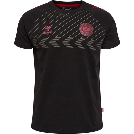 Tanska T-paita Fan - Musta - Hummel, koko Medium