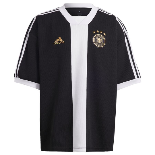 Saksa T-paita Icon - Musta/valkoinen - adidas, koko Large