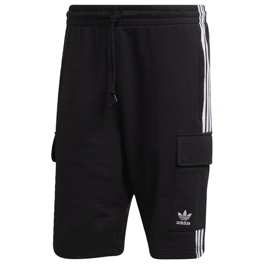 adidas Adicolor Classics 3-Stripes Cargo Shortsit - Musta/Valkoinen