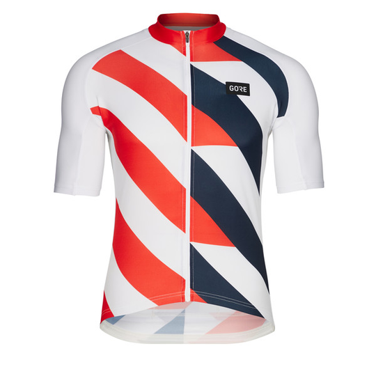 Gore Wear Signal Jersey Mens - White/fireball - Miehet - S