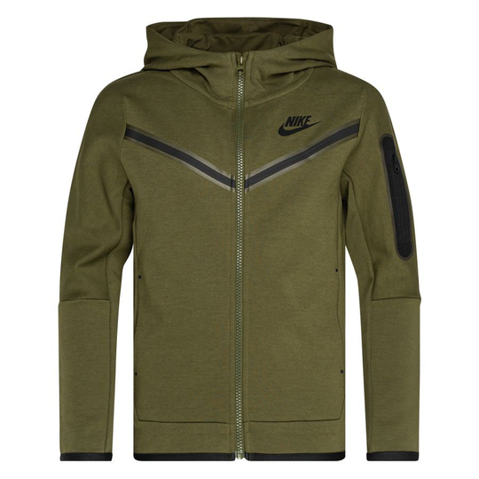 Nike Huppari NSW Tech Fleece - Vihreä/Musta Lapset