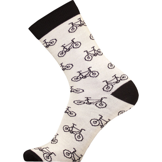 Sukkamestarit Merinovillasukat - Pyörä Mustavalkoinen - Unisex - 35-38