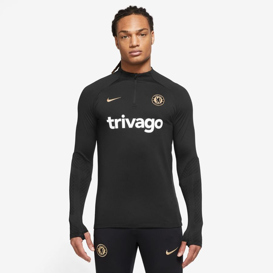 Chelsea Harjoituspaita Dri-FIT Strike Drill - Musta/Harmaa