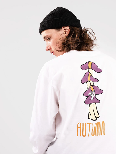 Autumn Headwear Caps Long Sleeve T-Shirt valkoinen