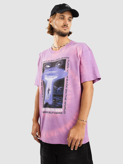 Broken Promises Abduction Dye T-Shirt violet