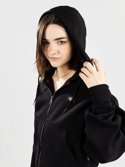 Dickies Oakport Zip Hoodie musta