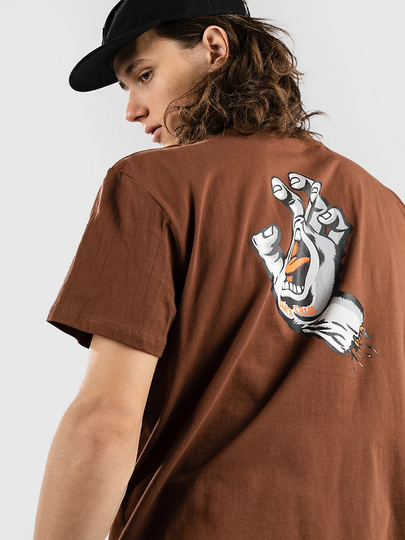 Santa Cruz BT Hope Hand T-Shirt ruskea