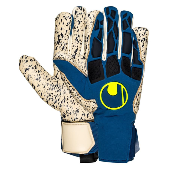 Uhlsport Maalivahdin Hanskat Hyper Act Supergrip+ HN - Sininen/Valkoinen/Keltainen
