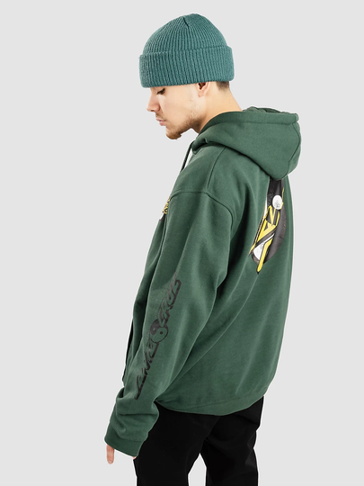 Santa Cruz Yin Yang Dot Hoodie vihreä
