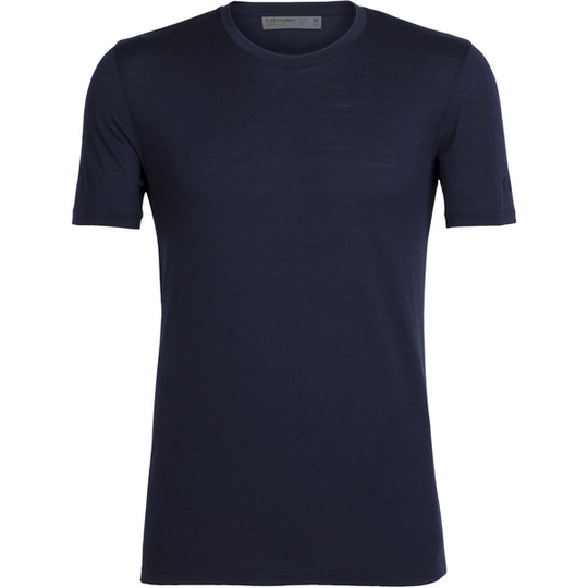 Icebreaker M Tech Lite Ss Crewe - Midnight Navy - Miehet - L