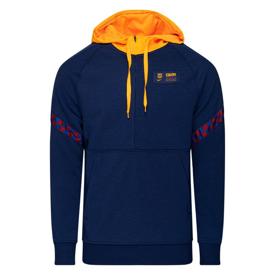 Barcelona Huppari Travel Fleece Dri-FIT - Sininen/Oranssi