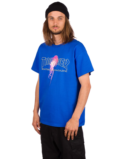 Thrasher Atlantic Drift T-Shirt sininen