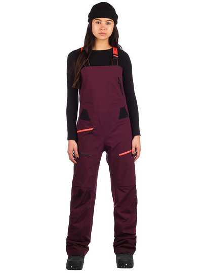 Ortovox 3L Deep Shell Bib Pants punainen