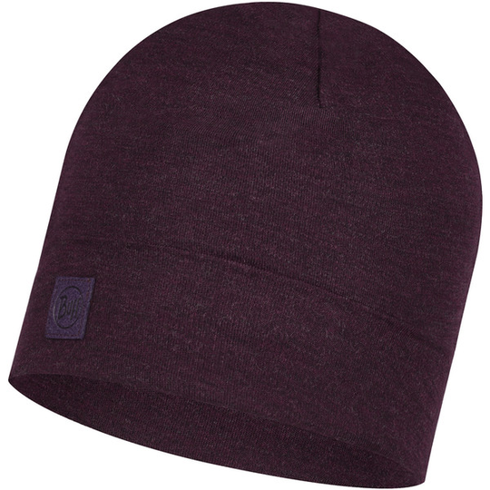 Buff Merino Heavyweight Beanie - Deep Purple Loose - Unisex - OneSize