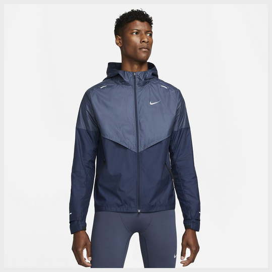 Nike Juoksutakki Tuulitakki - Sininen/Navy/Hopea