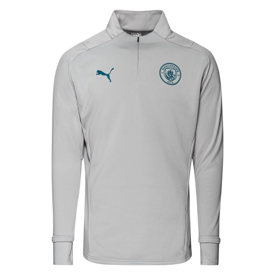 Manchester City Harjoituspaita Fleece - Harmaa/Navy