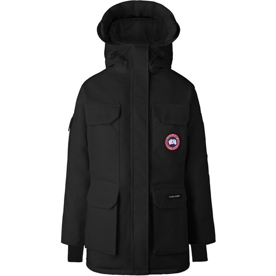 Talvitakki Canada Goose Expedition Parka - Notched Brim - Black - Naiset - XS