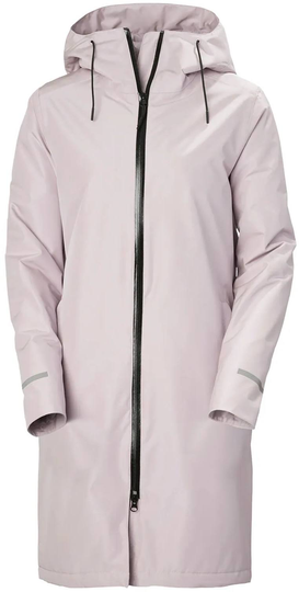Women's Aspire Rain Coat Vaaleanpunainen L