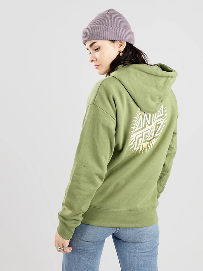 Santa Cruz Daylight Dot Hoodie vihreä