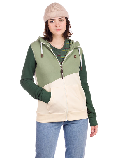 Kazane Taina Zip Hoodie valkoinen