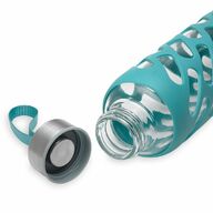 Gaiam Sure Grip Glass Waterbottle -juomapullo (Viridian)