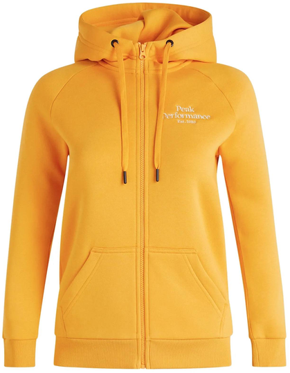 Women's Original Zip Hood Keltainen S