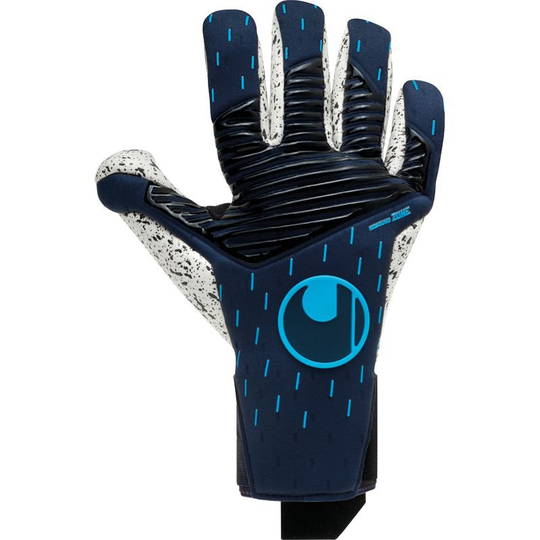 Uhlsport Maalivahdin Hanskat Speed Contact Supergrip+ Finger Surround Blue Edition - Navy/Musta