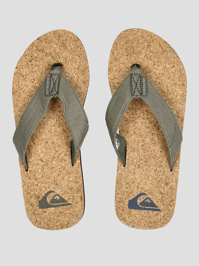 Quiksilver Molokai Abyss Natural Sandals ruskea