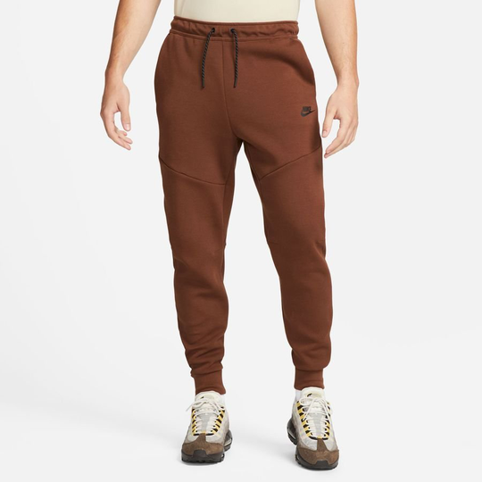 Nike Collegehousut NSW Tech Fleece - Ruskea/Musta
