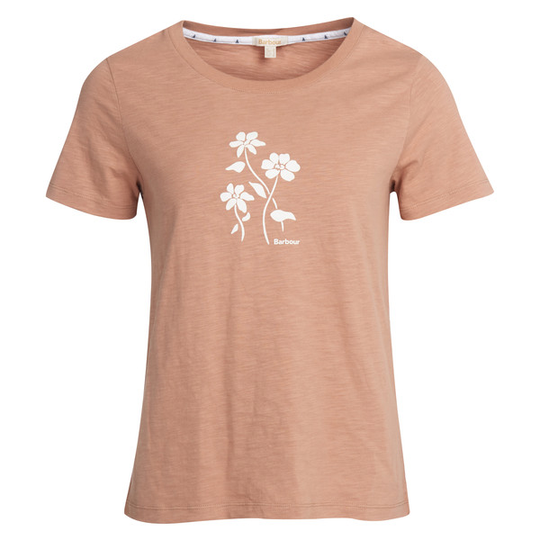 Barbour Ferryside Tee - Maple - Naiset - 10