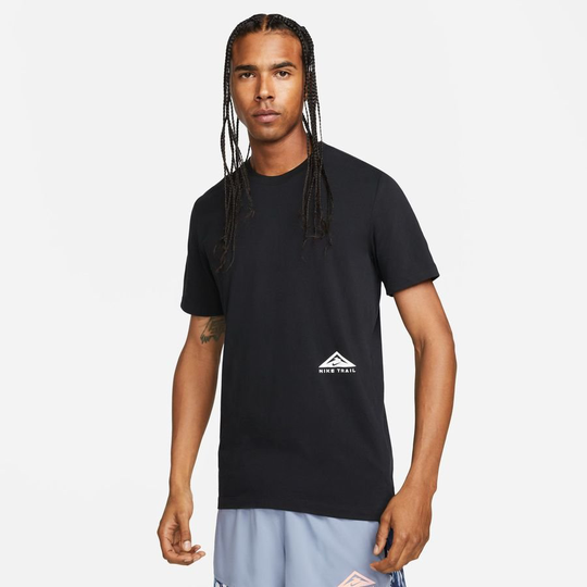Nike Juoksu-t-paita Dri-fit Trail - Musta, koko XX-Large