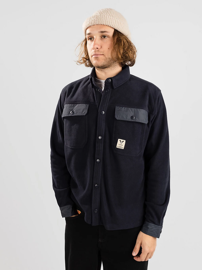 Fat Moose Herold Fleece Over Shirt sininen