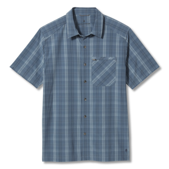 Royal Robbins Spotless Plaid S/s - Sea - Miehet - M