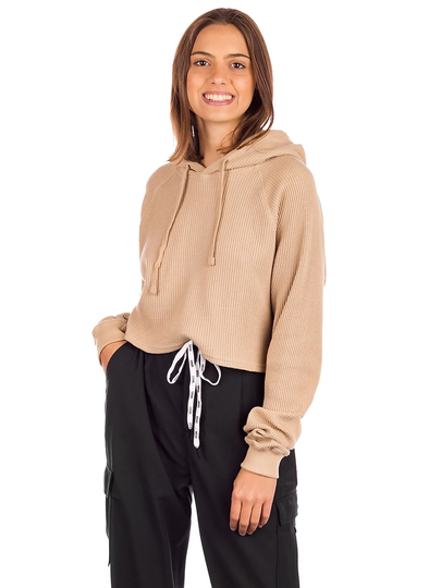 Zine Ellis Thermal Hoodie ruskea