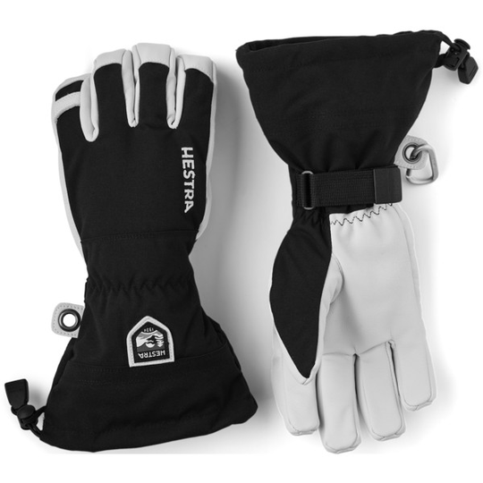 Hestra Army Leather Heli Ski - 5 Finger - Black - Unisex - 6