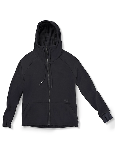FW Source Powerair Hoodie Fleece Jacket musta