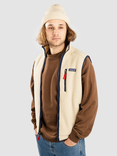 Patagonia Retro Pile Fleece Vest valkoinen