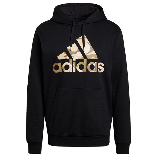 adidas Huppari Essentials Fleece Camo - Musta, koko Small