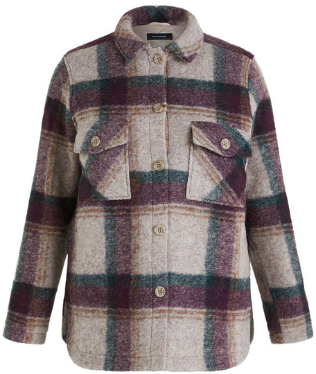 Women's Kelly Wool Shirt Tummanpunainen XL